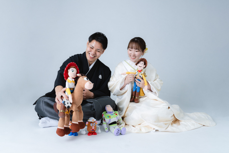 好きなキャラクターに囲まれて