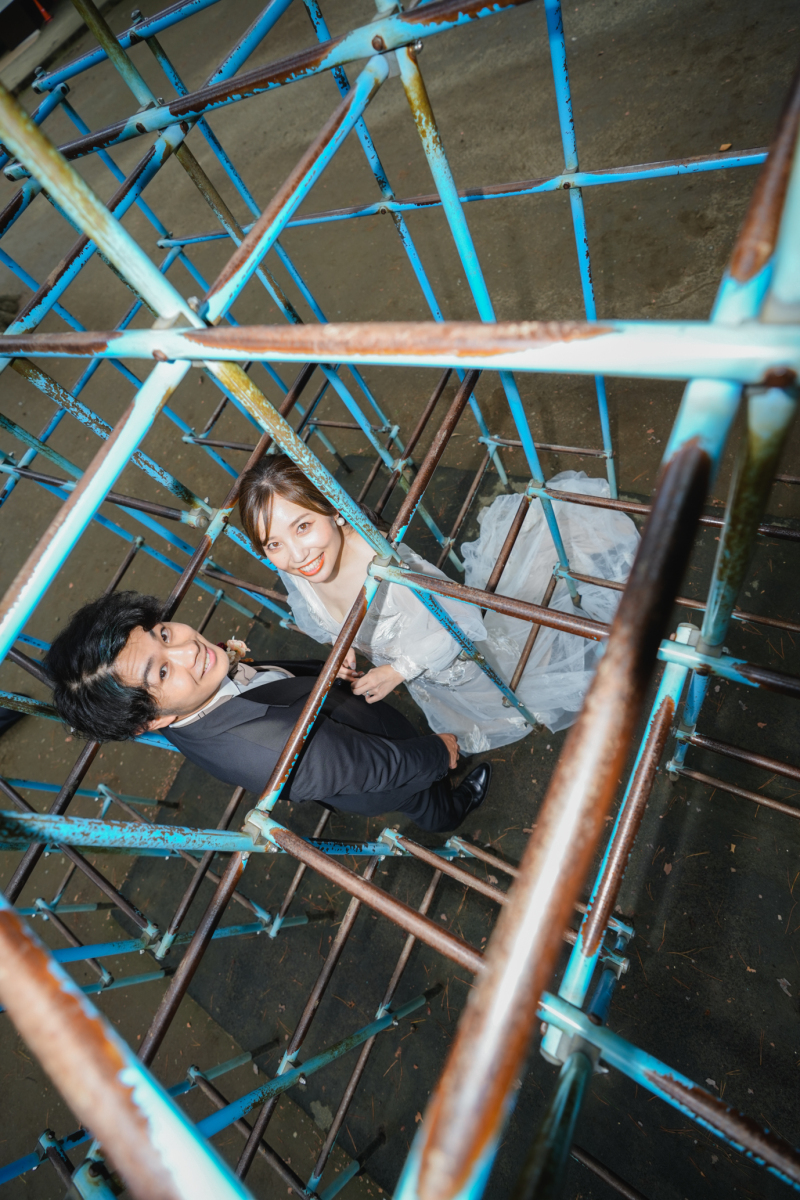 ジャングルジムで