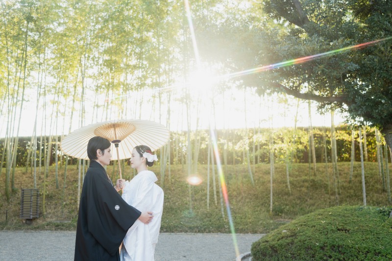 お二人で見つめあって