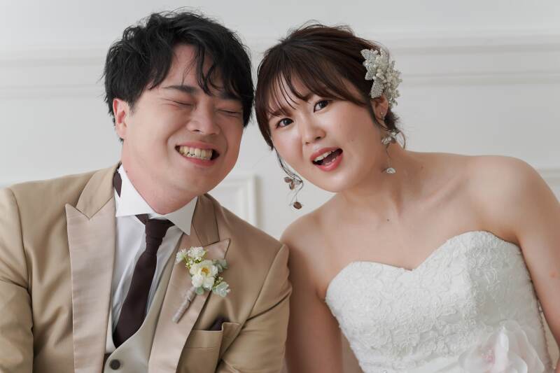 笑顔で撮影スタート！