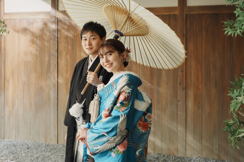 和装から撮影スタート!