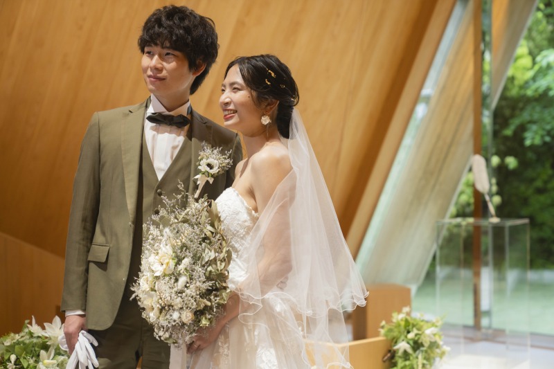 ベールは取り外して撮影も可能です◎