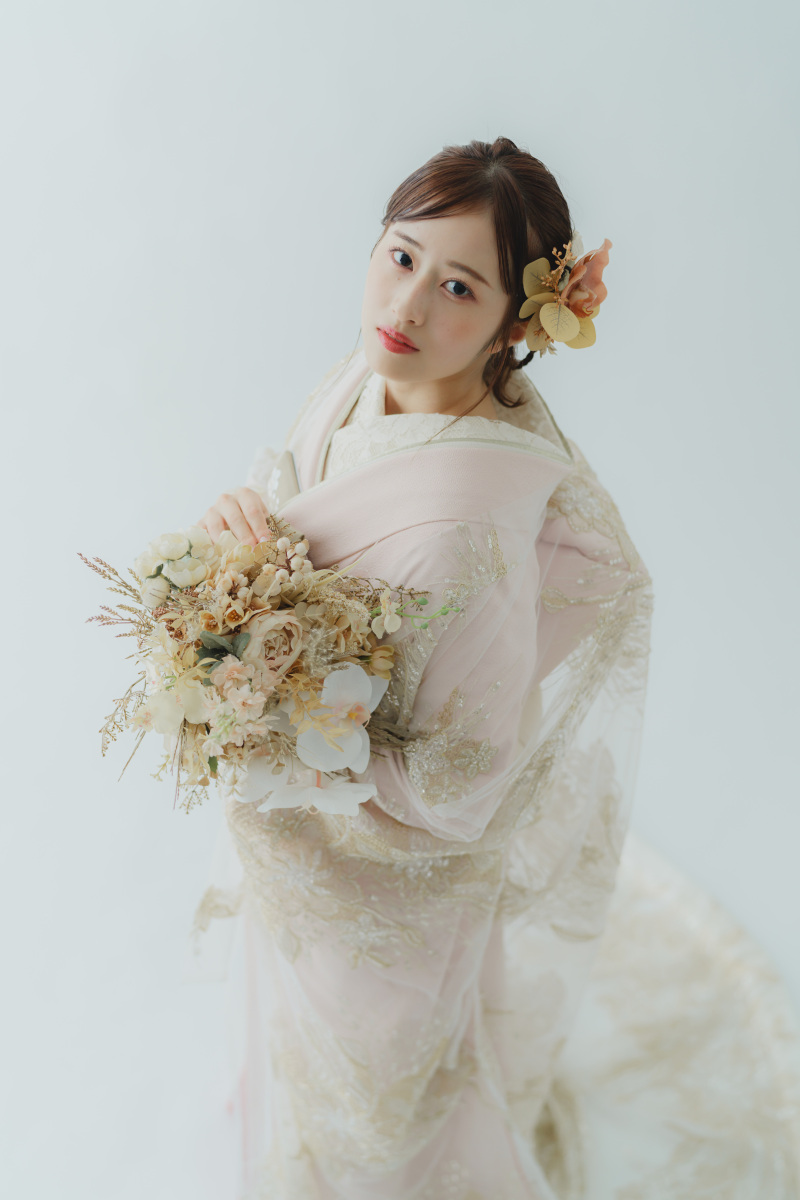 レースの打掛なんです