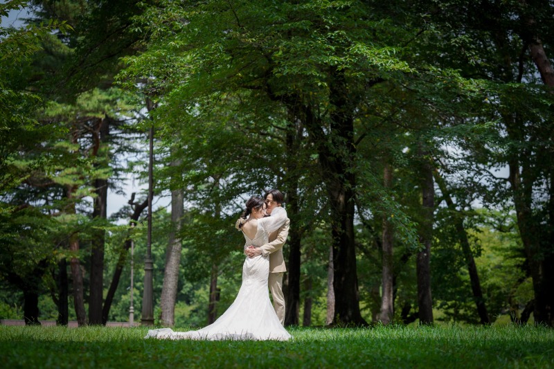 大宮公園でのロケーション