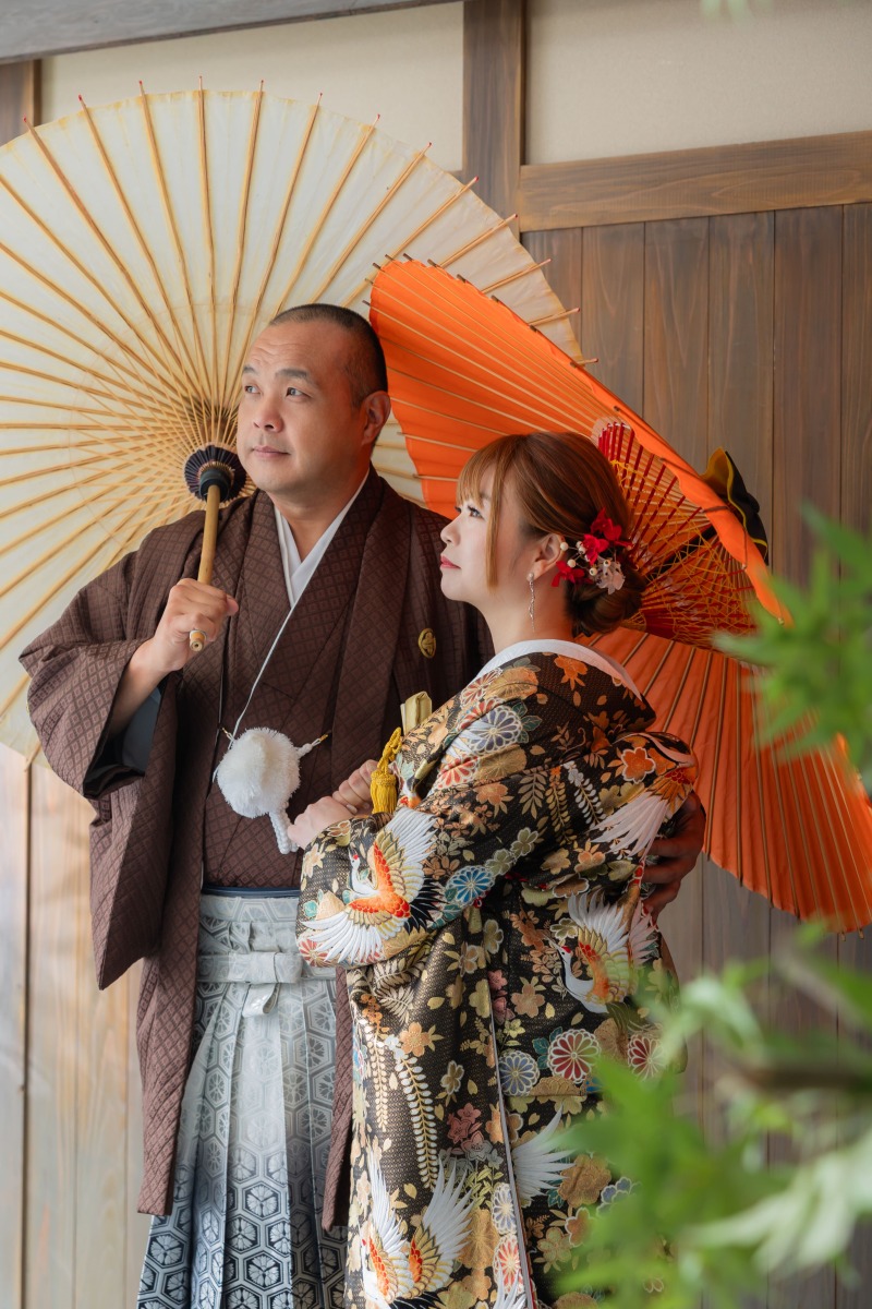 和装ならではのカットも