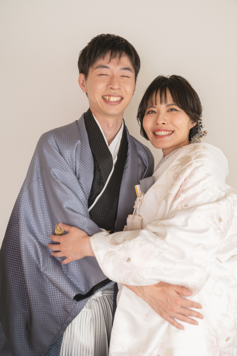 ぎゅっと寄り添って