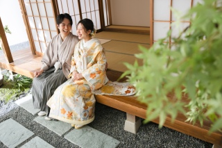 屋内庭園で楽しく撮影！