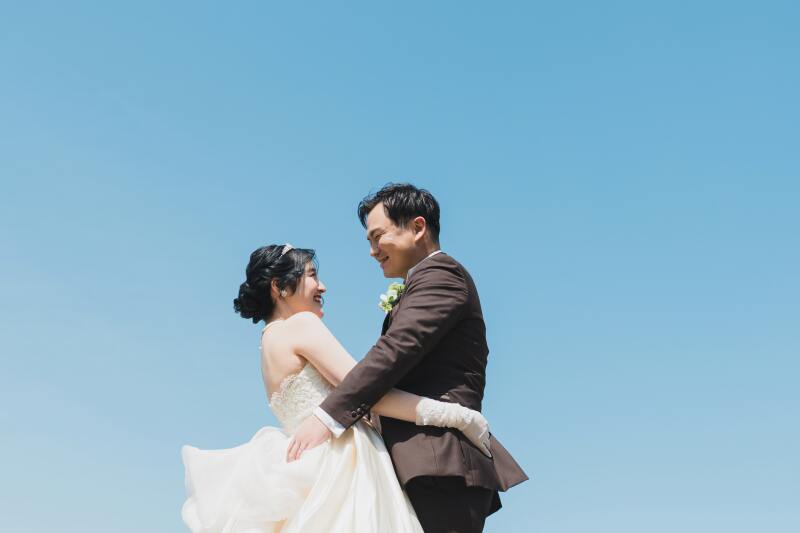 晴天に恵まれて