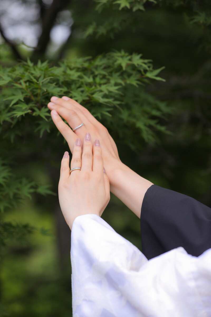 お二人の大事な指輪も主役に!