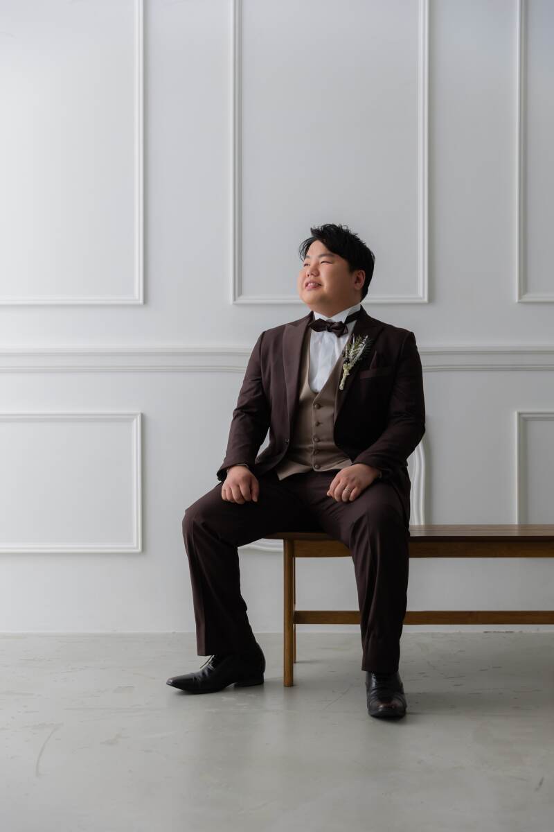 新郎様のソロカット