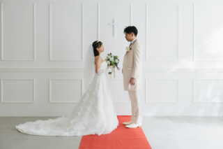 和装屋内庭園スタジオと洋装チャペル風スタジオでの撮影！！