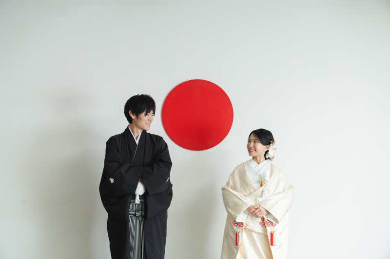 日の丸でシンプルに