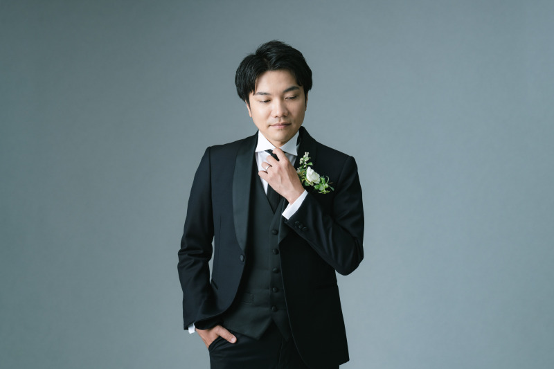 ご新郎様のソロショット