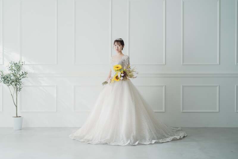 新婦様のソロカット。