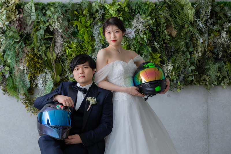 次はスタジオでの撮影