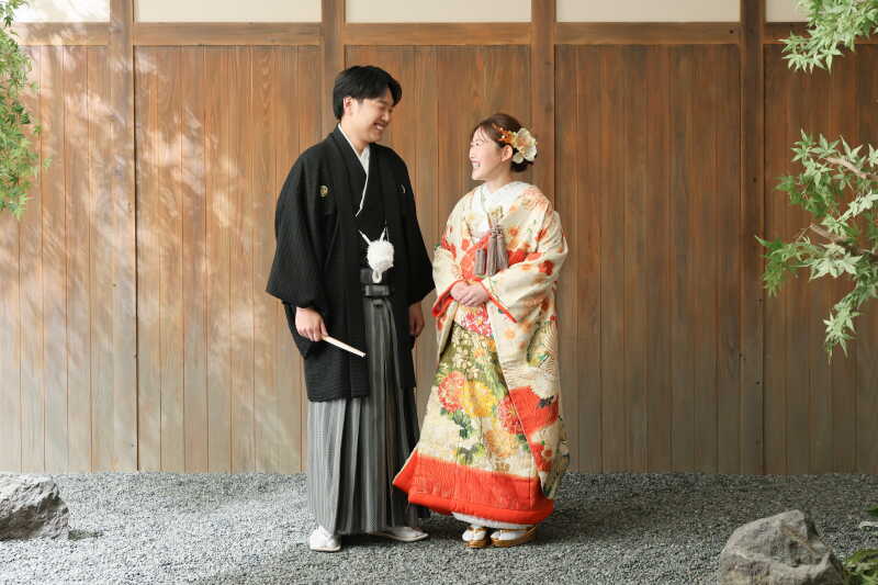 和庭園の撮影です！