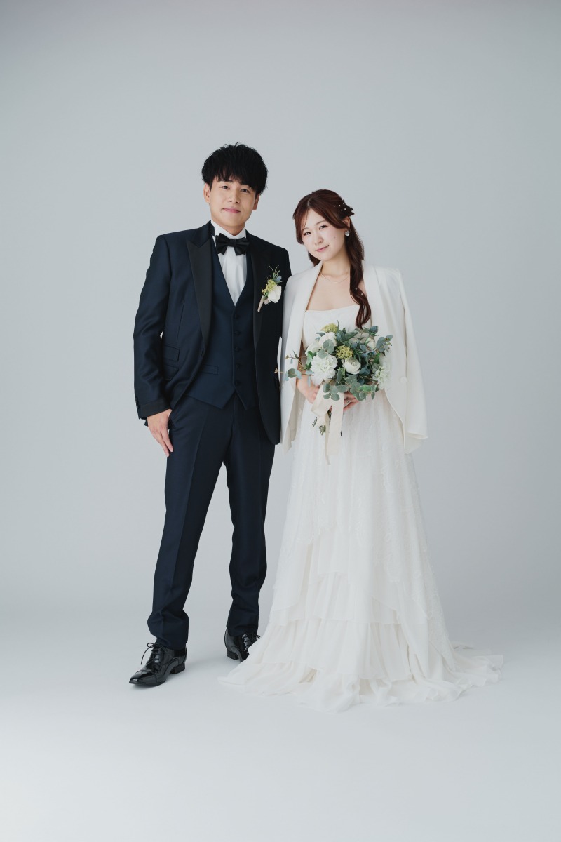 お二人の撮影スタートです。