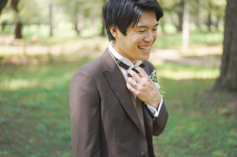 新郎様のソロショット２