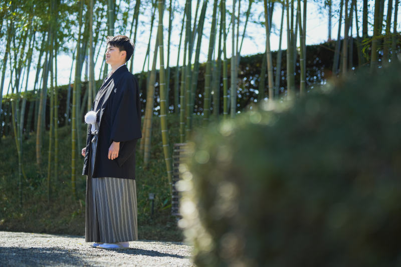 新郎様ソロカット。