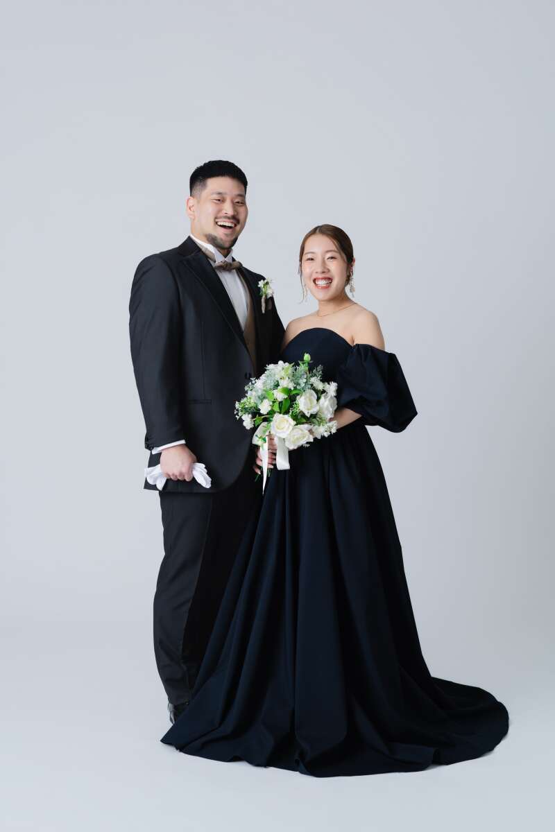 無地スタジオでシンプルに