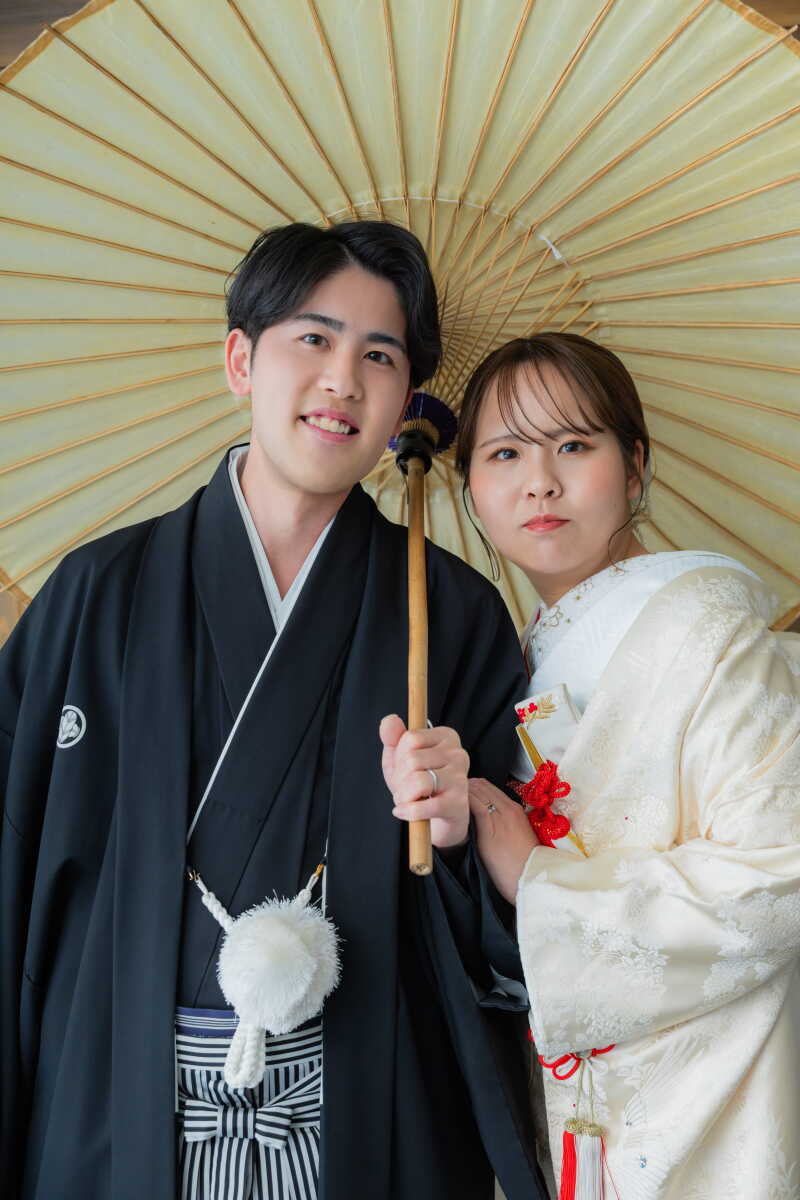 まずは和装撮影から！