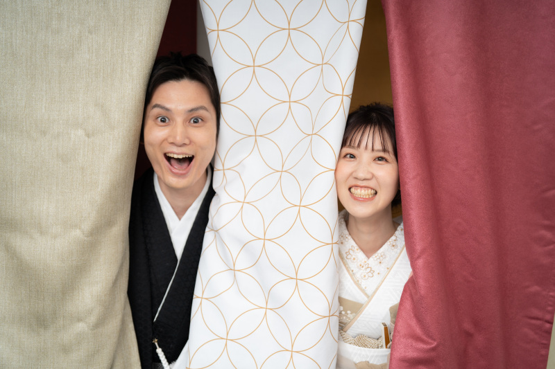 和装洋装どちらもスタジオで◎