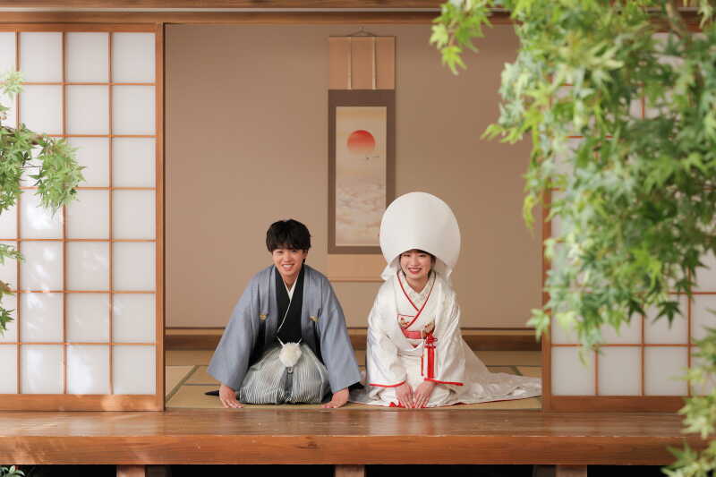 最後は正座カットで！