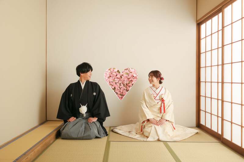 正座のお写真も!