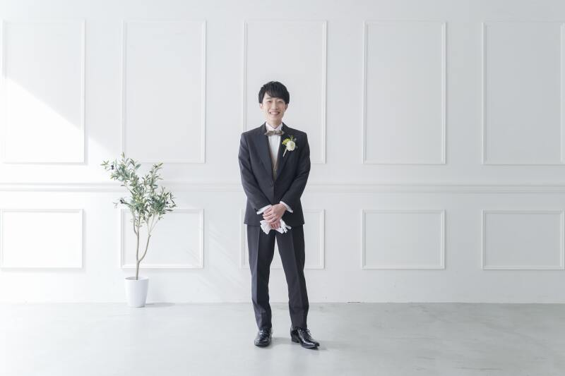 新郎様のソロカット