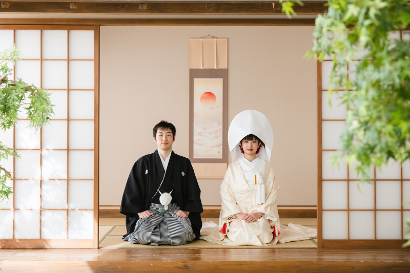 正座ショットも撮影します。