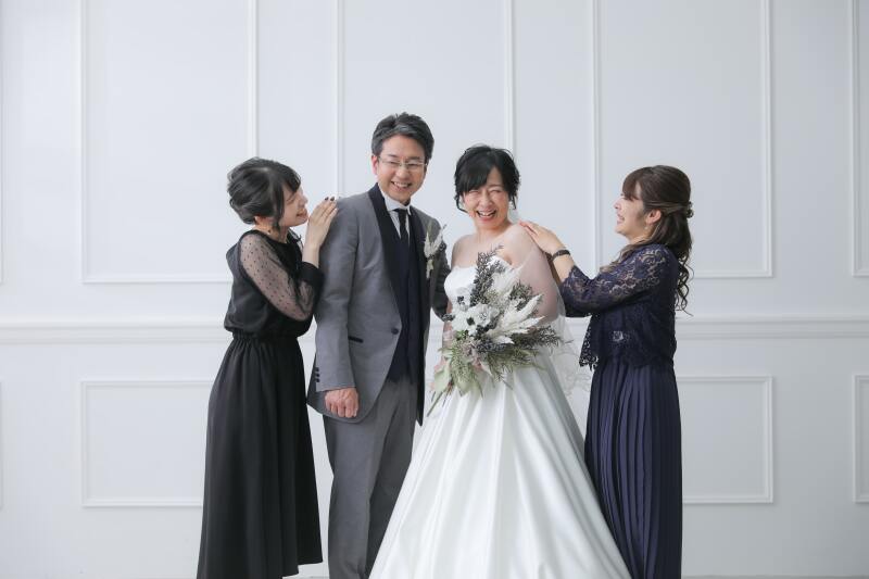 お二人のお姿に