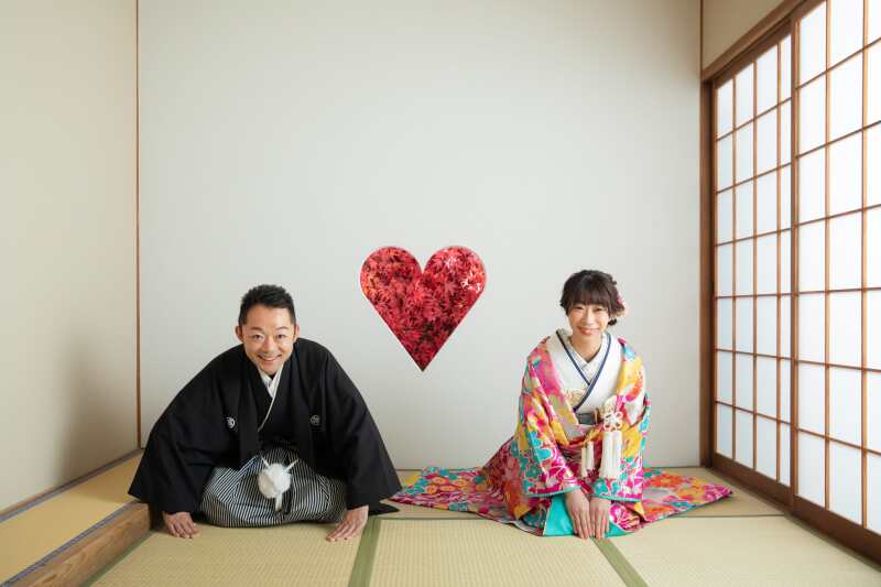 ハートの猪目窓で！