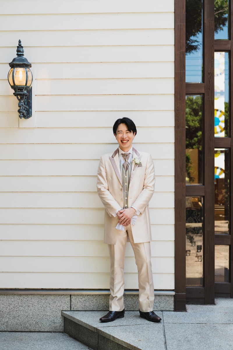 新郎様のソロカット