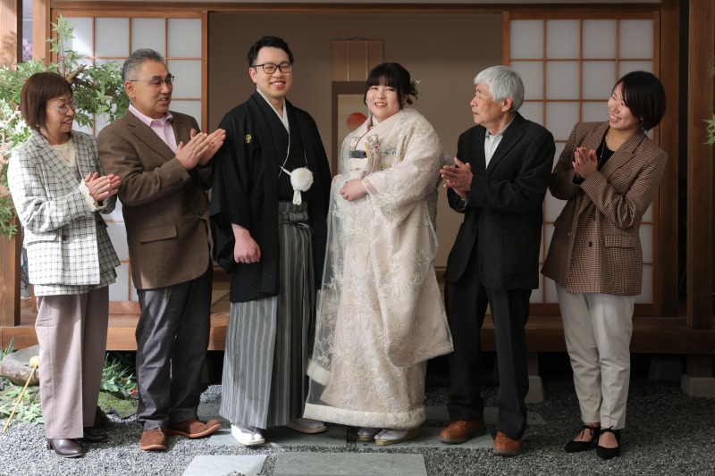 ご家族さんとの集合写真