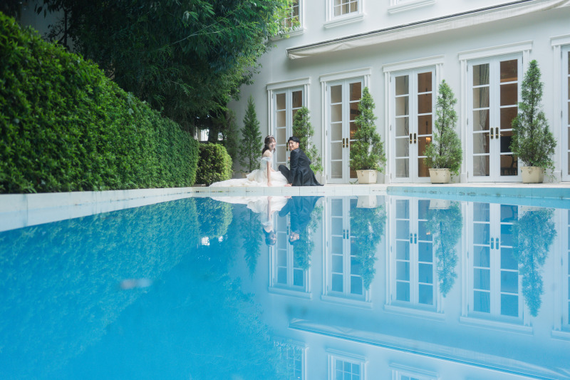 プールもありました