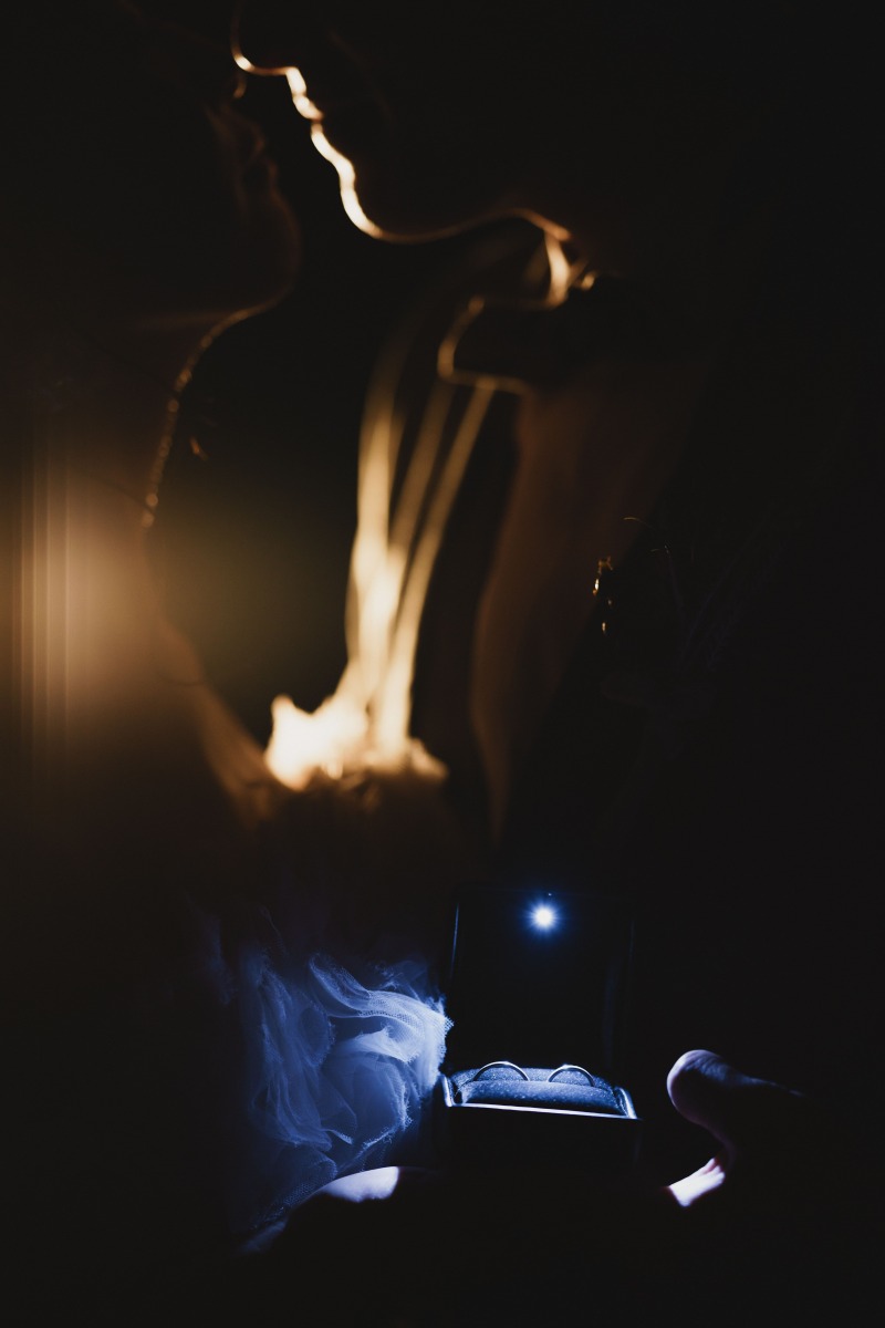 お二人の大切な指輪も撮影しましょう 