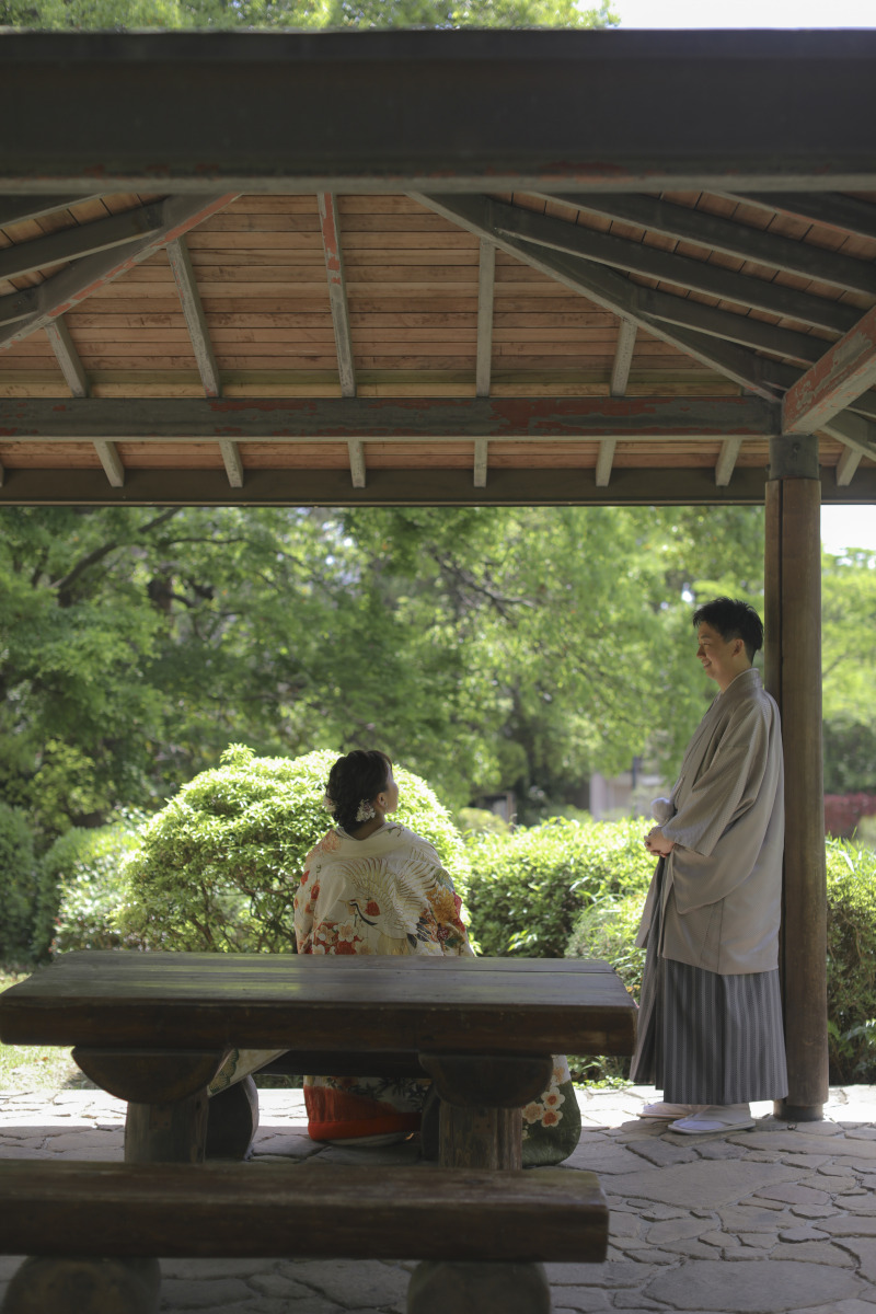 自然なお二人を