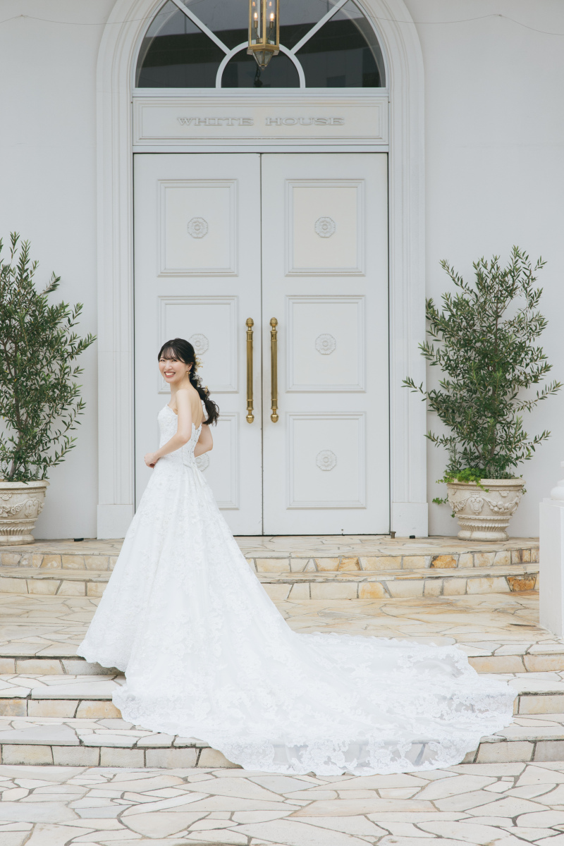 ご新婦様の後ろ姿