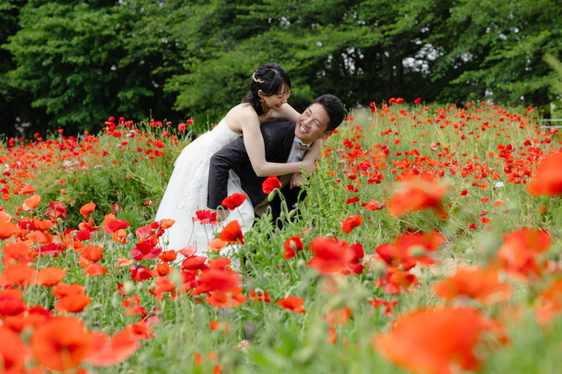 花の丘公園での撮影!!