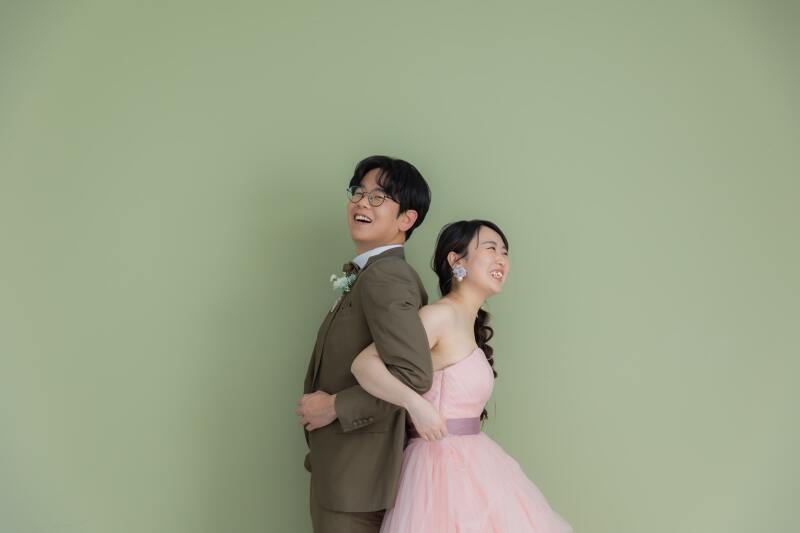 ピスタチオの背景で