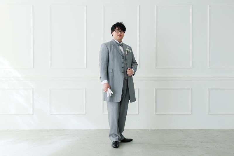 ご新郎様のソロカット