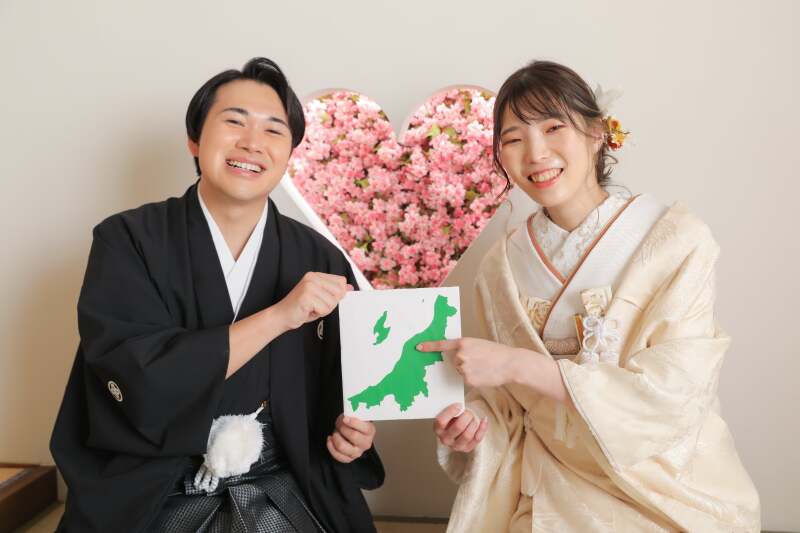 屋内庭園スタジオでの撮影！