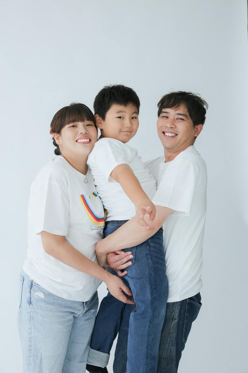 お子様を抱っこ！