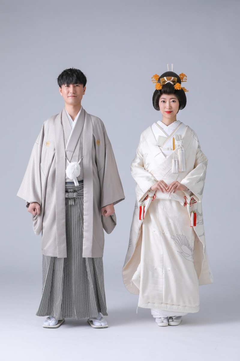 和装無地スタジオ撮影