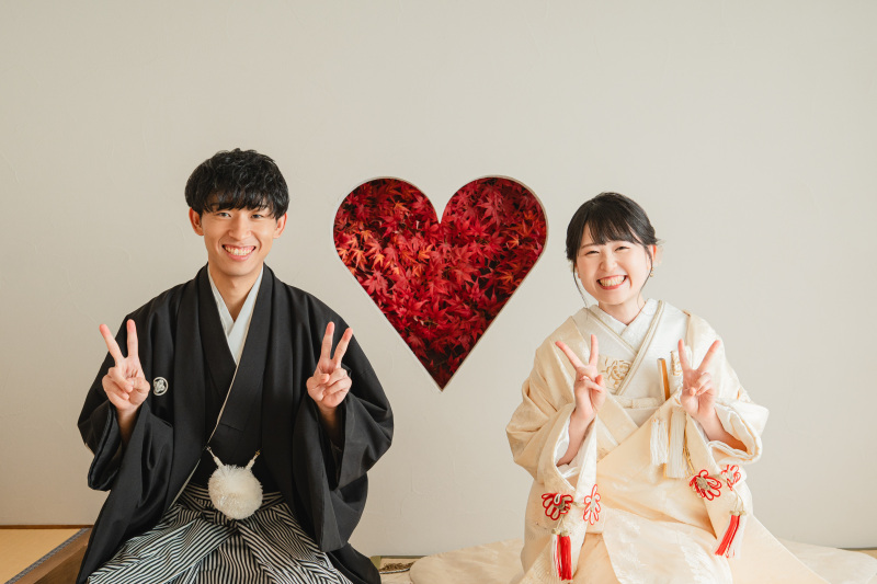 ピースで可愛く!
