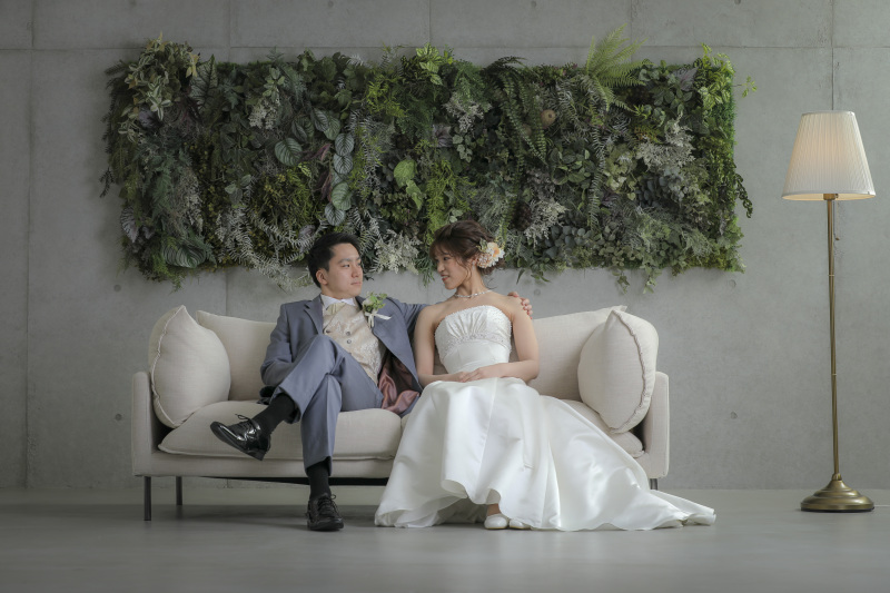 お洒落背景にて