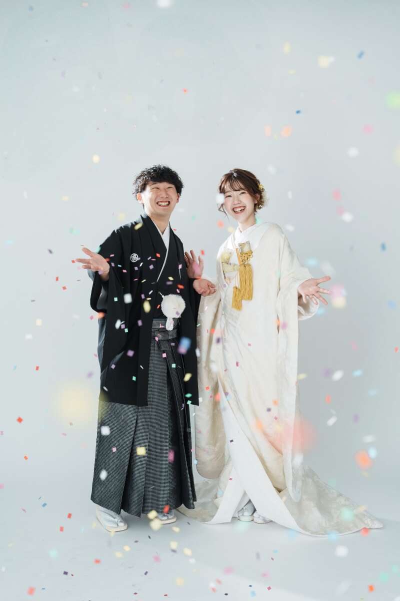 カラフルな紙吹雪に包まれて♡