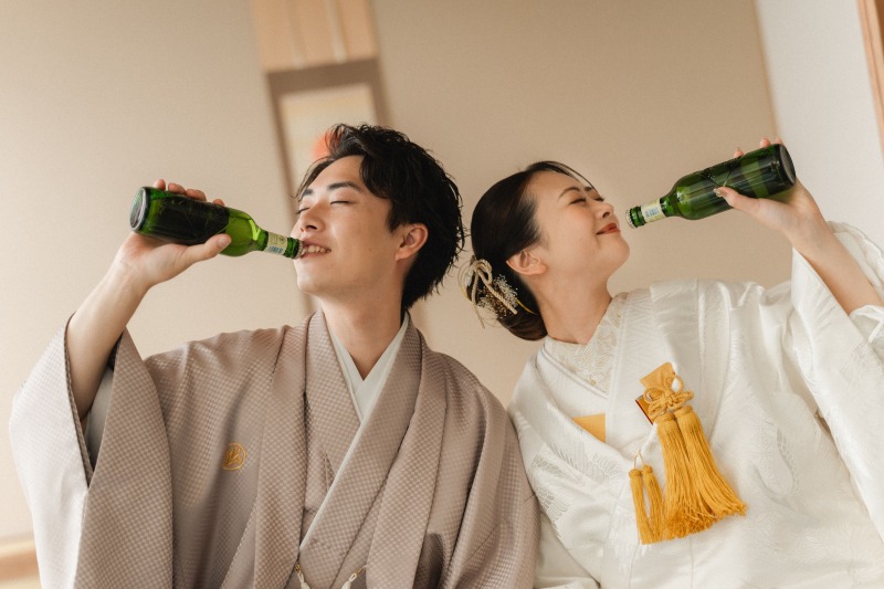 二人の至福のひときに、ハートランドビール。