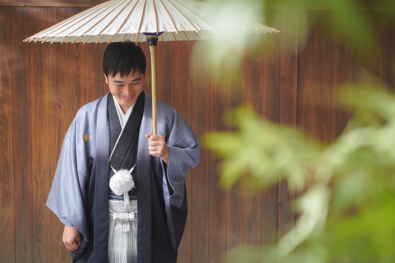 新郎様ソロカット。