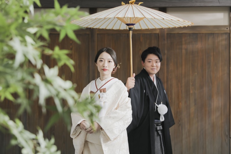 和傘がポイントです！